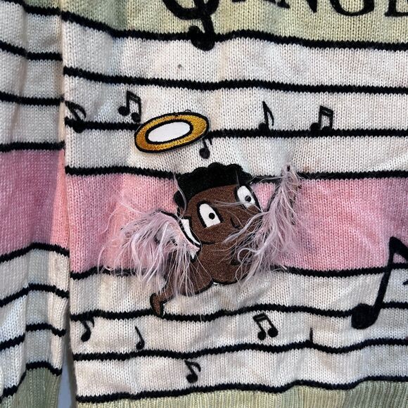 Whoopi Goldberg Hark the Herald Angels Sing Ugly Christmas Sweater - Picture 10 of 11